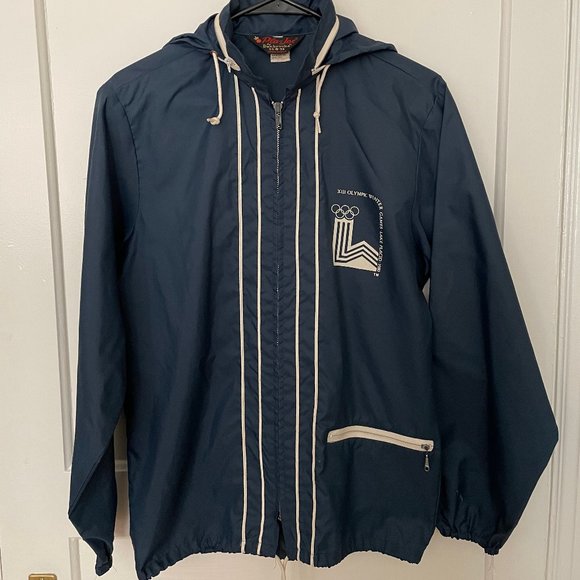 Pla-Jac Other - 1980 Lake Placid XIII Winter Olympic Games Windbreaker Small Pla-Jac Vtg